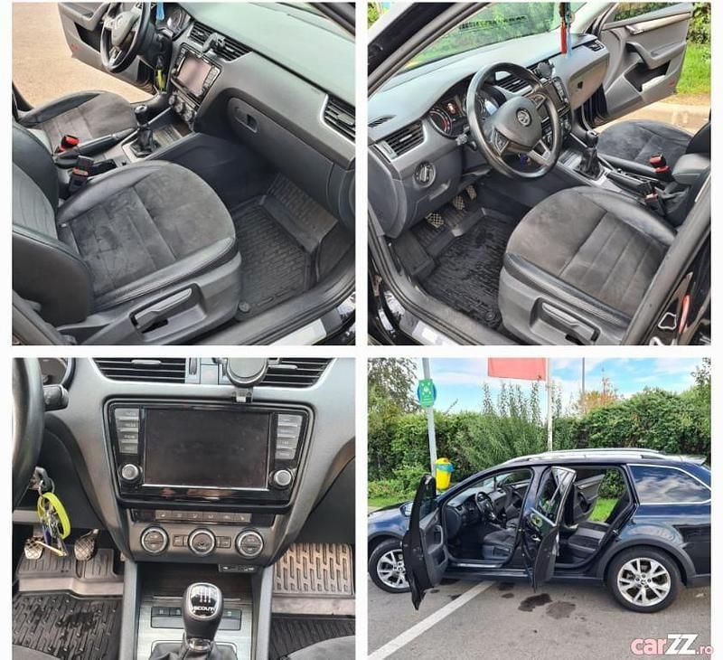 Second-hand Skoda Octavia Scout Scout 4x4 150 CP (110 kW) 2016 Negru Break