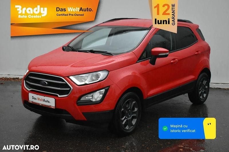 Rosu Utilizat 2018 Ford Ecosport Trend SUV | 9.999 EUR (Preț OK) - Imagine 1/4