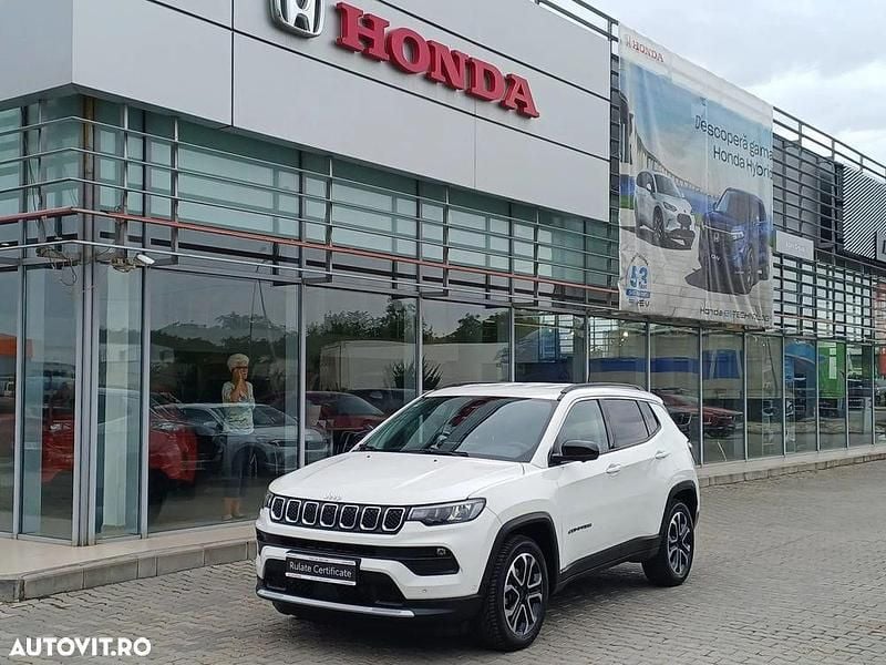Culoarealb Utilizat 2023 Jeep Compass Limited SUV | 22.990 EUR - Imagine 1/4