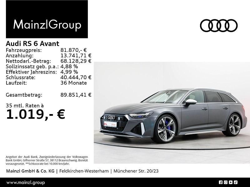 Utilizat 2021 Audi RS6 Sport Break | 87.824 EUR (Scump) - Imagine 1/1