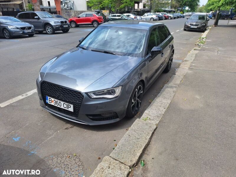 Gri Utilizat 2014 Audi A3 Hatchback | 12.900 EUR (Preț OK) - Imagine 1/4