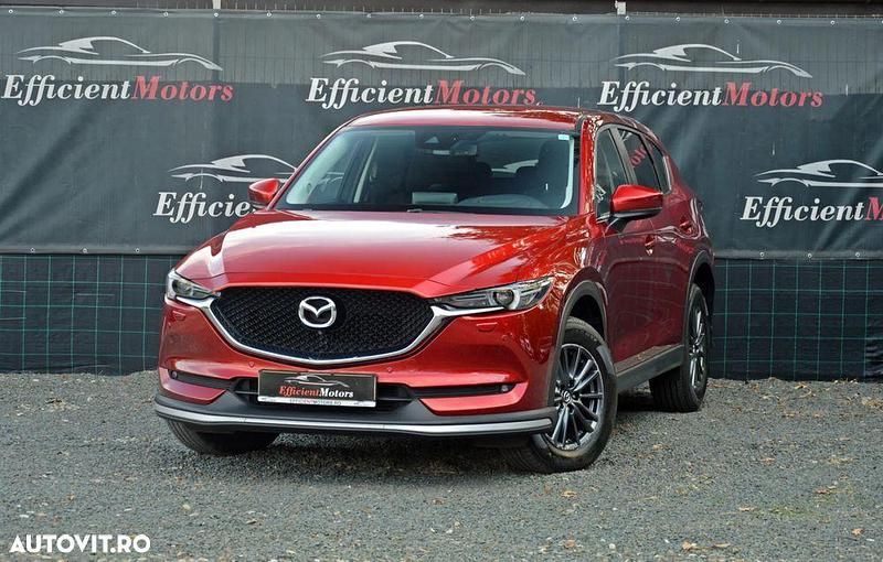 Culoarerosu Utilizat 2021 Mazda CX-5 Exclusive-Line SUV | 20.490 EUR (Scump) - Imagine 1/4