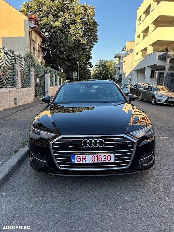 Negru Utilizat 2022 Audi A6 Design Break | 38.080 EUR (Preț OK) - Imagine 1/4