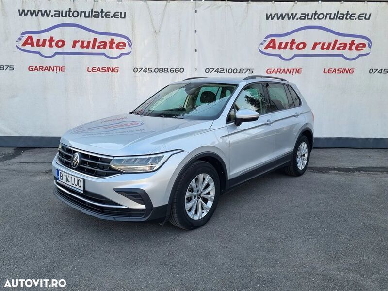 Argint Utilizat 2022 VW Tiguan Life SUV | 24.990 EUR (Preț bun) - Imagine 1/4
