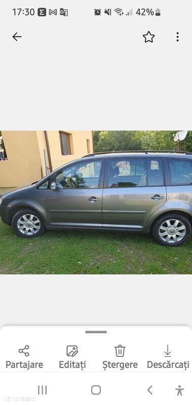 Second-hand VW Touran Basis 105 CP (77 kW) 2006 Gri Monovolum