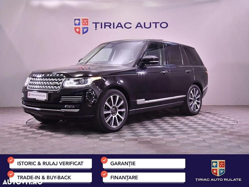 Culoarenegru Utilizat 2016 Land Rover Range Rover Autobiography SUV | 35.080 EUR (Preț OK) - Imagine 1/4
