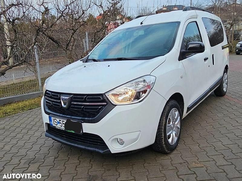 Second-hand Dacia Dokker Lauréate 75 CP (55 kW) 2020 Culoarealb Monovolum