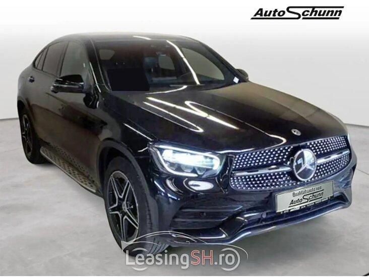 Negru Utilizat 2020 Mercedes GLC220 AMG line Coupe | 47.588 EUR (Scump) - Imagine 1/4