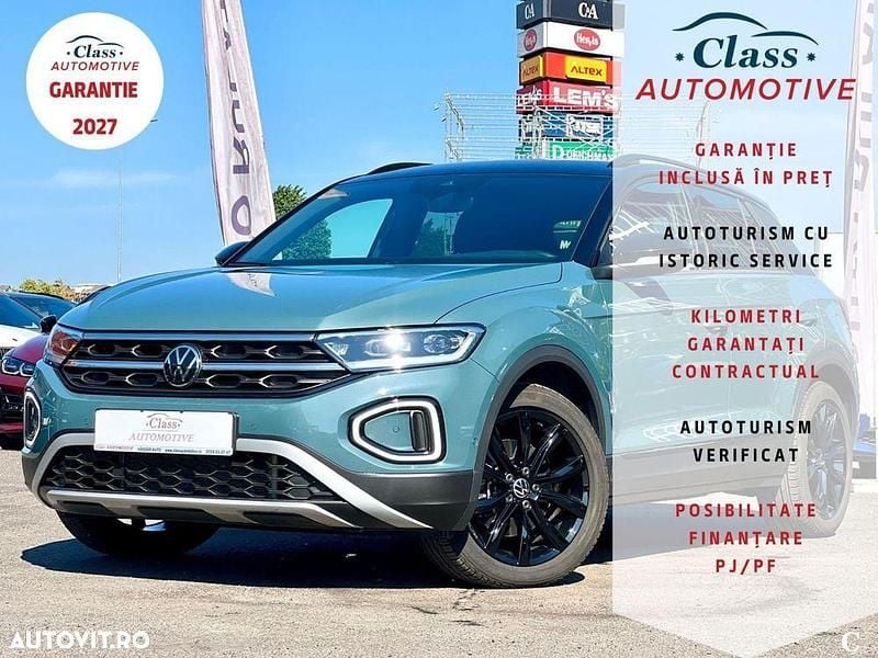 Culoarealbastru Utilizat 2023 VW T-Roc R-line SUV | 31.490 EUR - Imagine 1/4