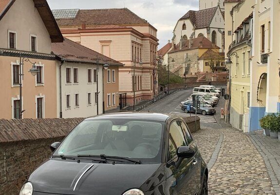 Negru Utilizat 2009 Fiat 500 Hatchback | 3.700 EUR (Preț bun) - Imagine 1/4