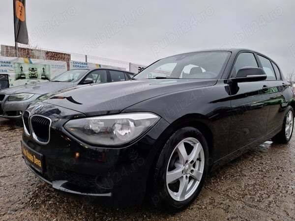 Negru Utilizat 2013 BMW 116 Hatchback | 7.200 EUR (Preț OK) - Imagine 1/4