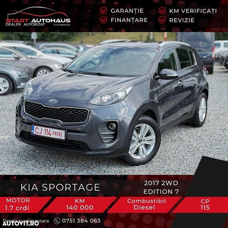 Culoaregri Utilizat 2017 Kia Sportage Edition 7 SUV | 13.990 EUR (Preț OK) - Imagine 1/4