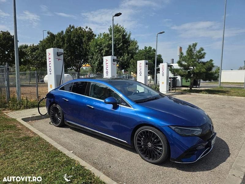 Second-hand Mercedes EQE350 214 kW (292 CP) 2022 Culoarealbastru Berlinǎ