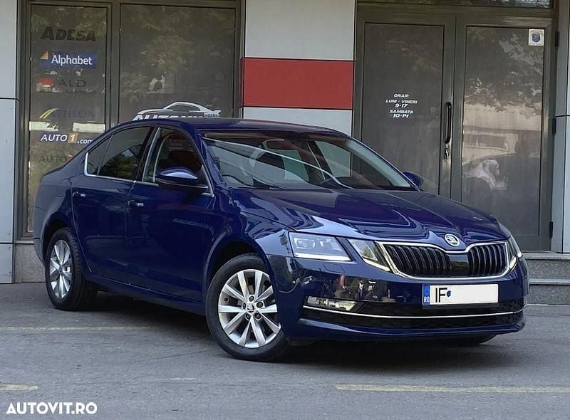 Culoarealbastru Utilizat 2018 Skoda Octavia Style Berlinǎ | 11.990 EUR (Preț bun) - Imagine 1/4