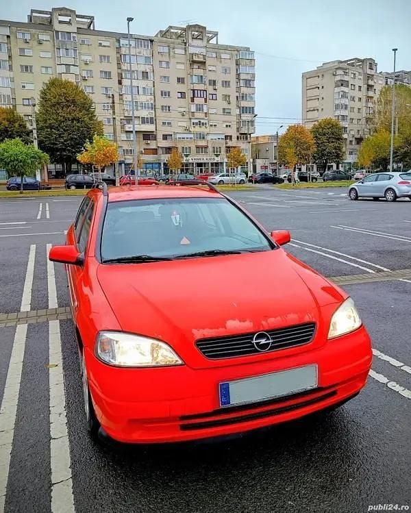 Rosu Utilizat 2002 Opel Astra Break | 1.200 EUR (Preț OK) - Imagine 1/4