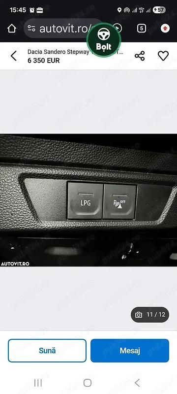 Second-hand Dacia Sandero Stepway 91 CP (66 kW) 2021 Hatchback