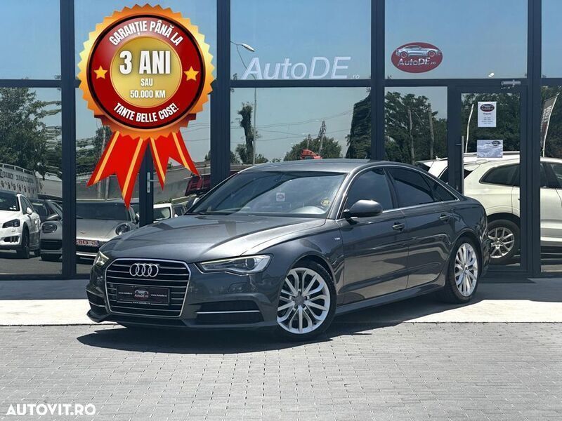 Gri Utilizat 2015 Audi A6 Berlinǎ | 14.490 EUR (Puțin scump) - Imagine 1/4