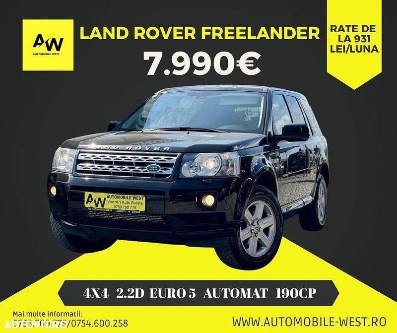 Culoarenegru Utilizat 2011 Land Rover Freelander 2 SE SUV | 7.990 EUR - Imagine 1/4