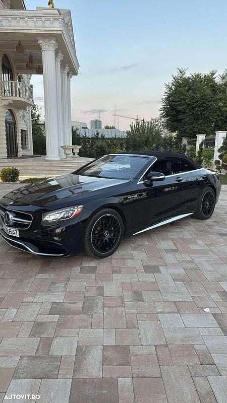Culoarenegru Second-hand 2017 Mercedes S63 AMG AMG Cabrio | 67.500 EUR (Preț OK) - Imagine 1/4