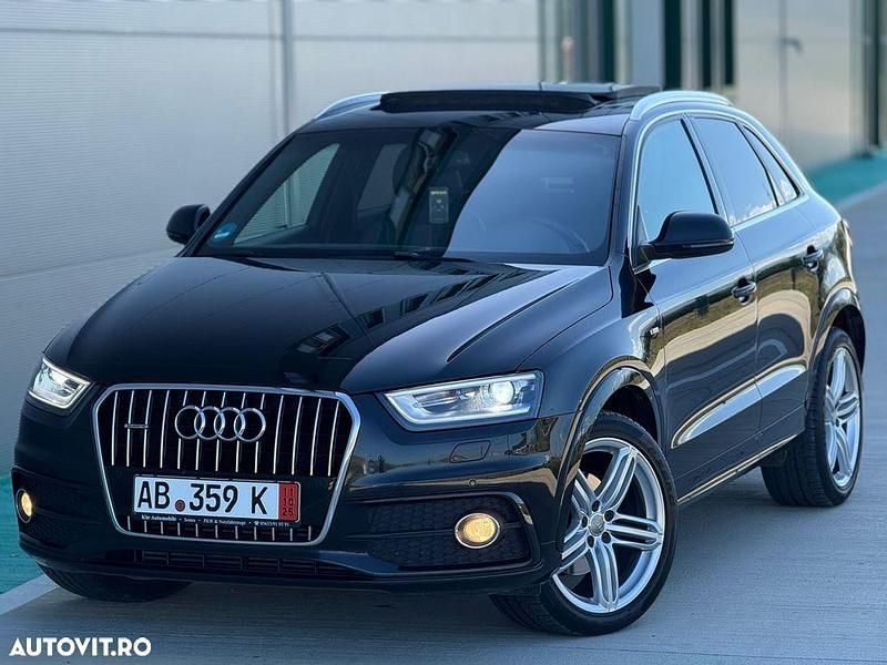 Culoarenegru Utilizat 2013 Audi Q3 S-line plus SUV | 12.890 EUR (Puțin scump) - Imagine 1/4