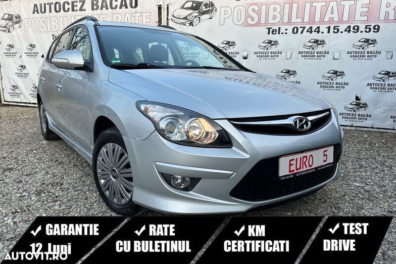 Argint Utilizat 2011 Hyundai i30 Comfort Break | 5.990 EUR (Puțin scump) - Imagine 1/4