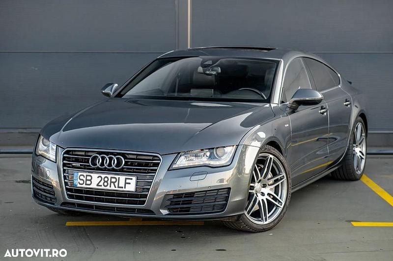 Gri Utilizat 2011 Audi A7 Hatchback | 13.800 EUR (Super Preț) - Imagine 1/4