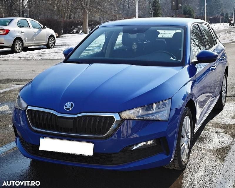 Culoarealbastru Second-hand 2020 Skoda Scala Ambition Hatchback | 9.900 EUR (Preț OK) - Imagine 1/4