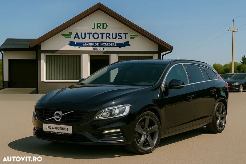 Negru Utilizat 2013 Volvo V60 Summum Break | 10.200 EUR (Preț OK) - Imagine 1/4