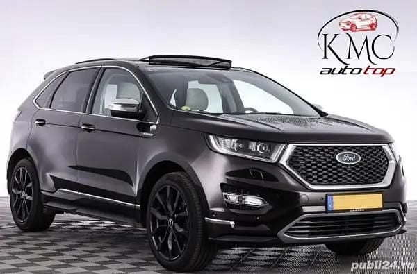 Negru Utilizat 2018 Ford Edge Vignale SUV | 18.900 EUR (Preț OK) - Imagine 1/4