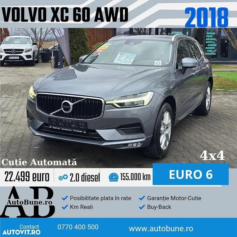 Culoaregri Second-hand 2018 Volvo XC60 Momentum SUV | 22.499 EUR (Preț OK) - Imagine 1/4