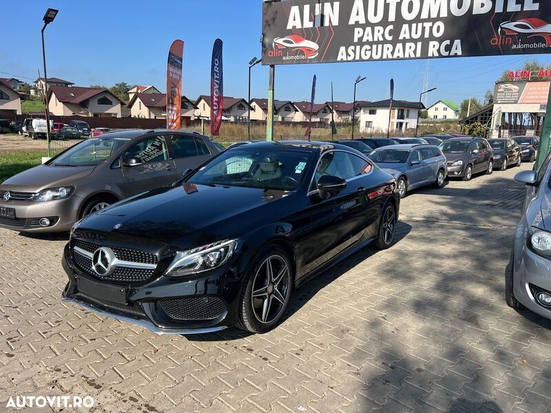 Negru Utilizat 2017 Mercedes C200 Coupe | 26.200 EUR (Scump) - Imagine 1/4