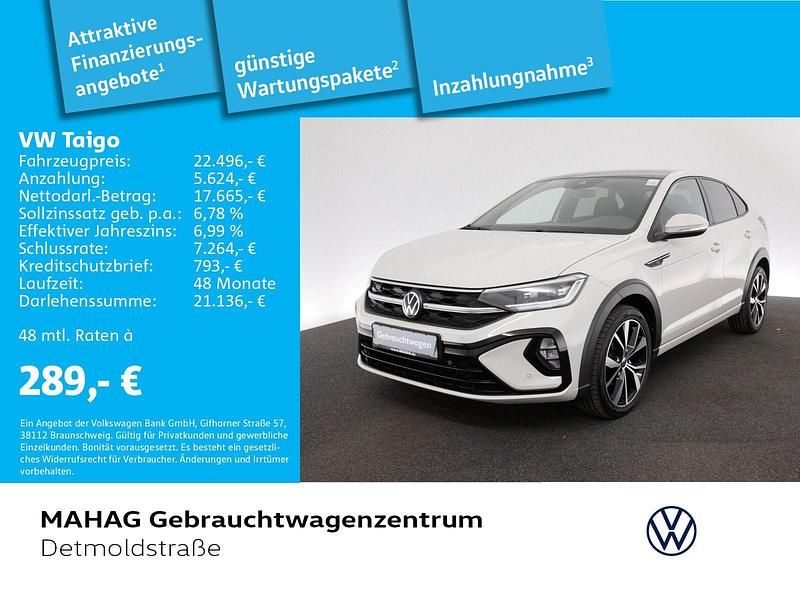 Utilizat 2022 VW Taigo R-line SUV | 24.670 EUR (Puțin scump) - Imagine 1/1