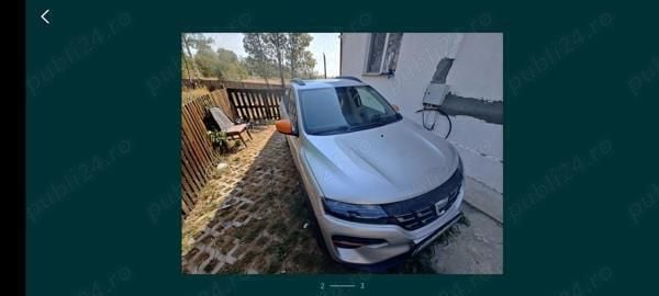 Gri Utilizat 2022 Dacia Spring Hatchback | 6.999 EUR (Preț OK) - Imagine 1/2