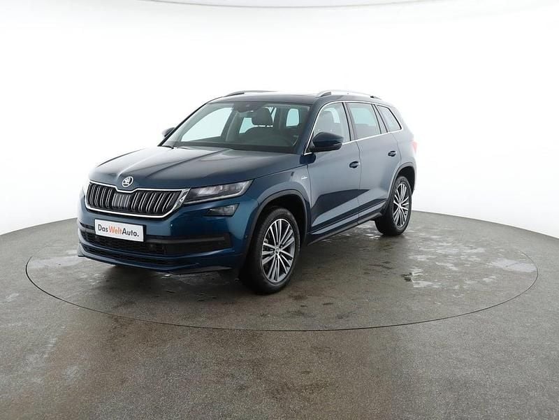 Albastru inchis metalic Utilizat 2021 Skoda Kodiaq LAURIN & KLEMENT SUV | 34.800 EUR (Scump) - Imagine 1/4