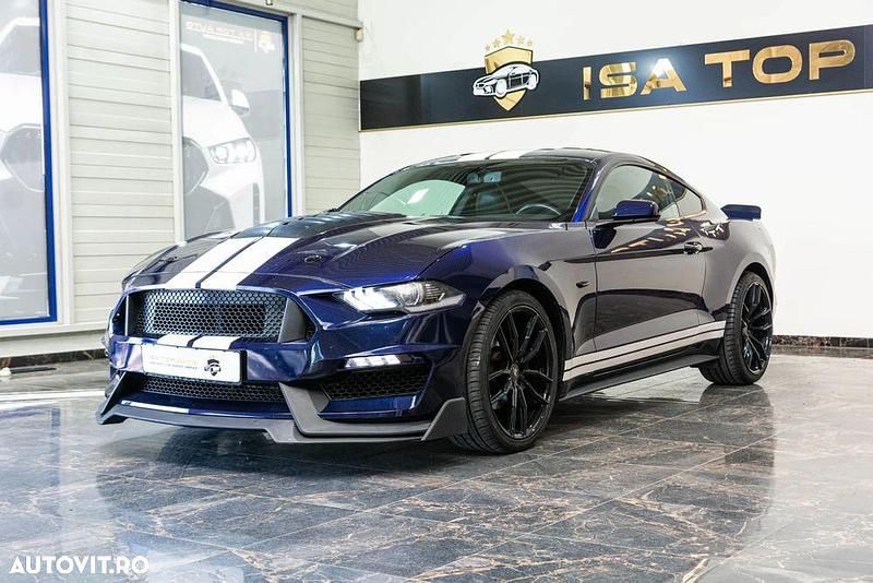Culoarealbastru Utilizat 2018 Ford Mustang Coupe | 27.999 EUR (Scump) - Imagine 1/4