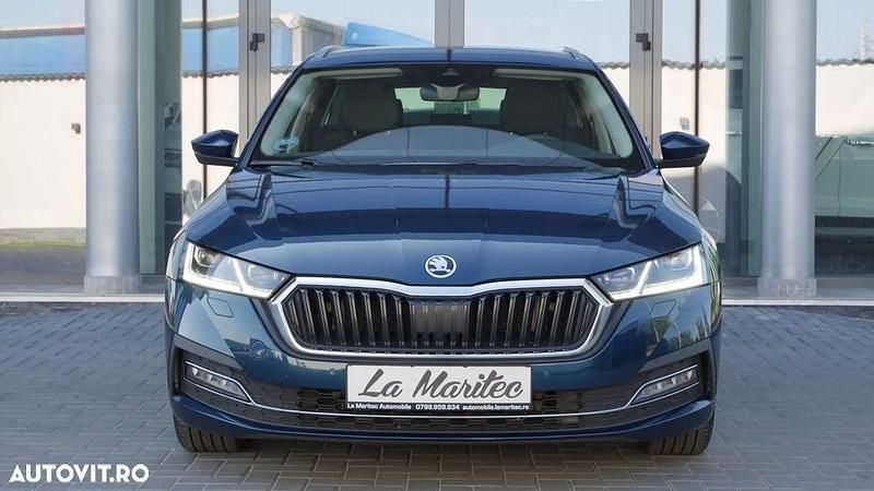 Albastru Utilizat 2021 Skoda Octavia Style Break | 17.850 EUR (Preț OK) - Imagine 1/4