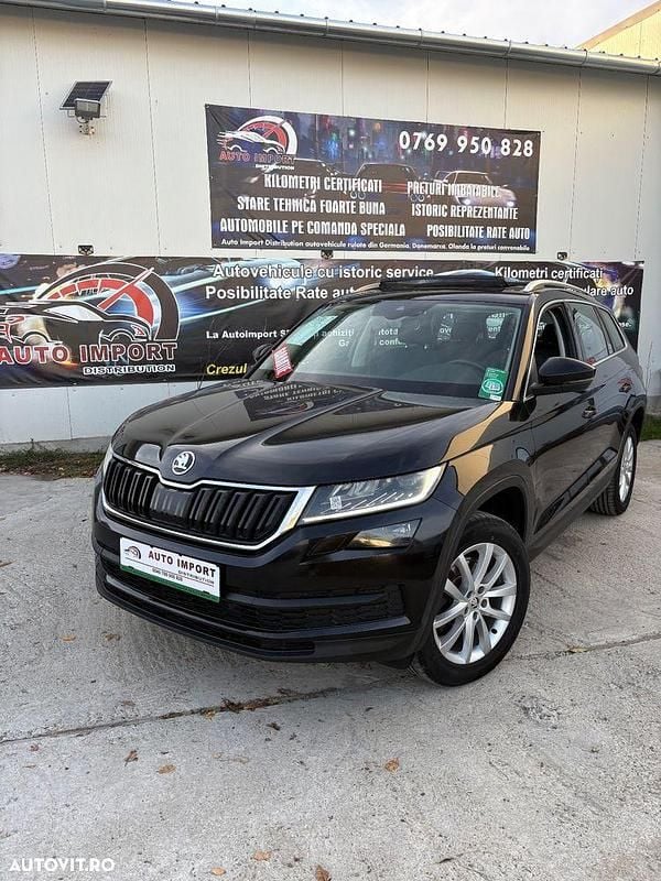 Culoarenegru Utilizat 2020 Skoda Kodiaq Style SUV | 19.450 EUR (Super Preț) - Imagine 1/4