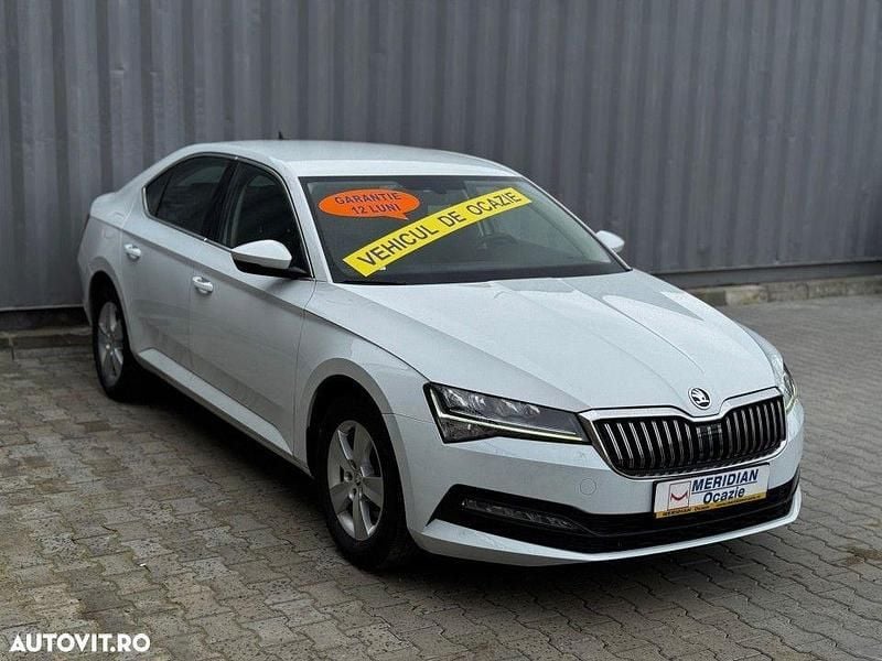 Second-hand Skoda Superb Style 150 CP (110 kW) 2021 Alb Berlinǎ