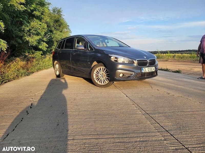 Culoarealbastru Utilizat 2016 BMW 218 Gran Tourer Luxury Line Monovolum | 8.350 EUR - Imagine 1/4