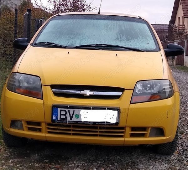 Galben Utilizat 2007 Chevrolet Aveo Hatchback | 7.500 EUR - Imagine 1/4
