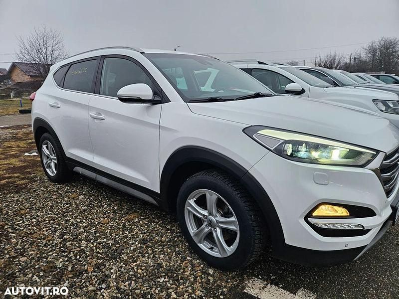 Second-hand Hyundai Tucson Passion 141 CP (103 kW) 2018 Culoarealb SUV