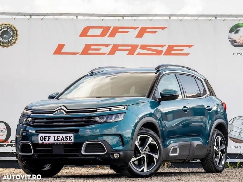 Albastru Utilizat 2022 Citroën C5 Aircross Shine SUV | 18.998 EUR (Preț bun) - Imagine 1/4