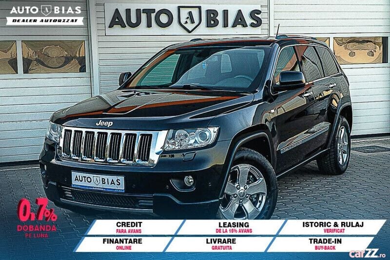 Negru Utilizat 2012 Jeep Grand Cherokee Laredo SUV | 12.949 EUR - Imagine 1/4