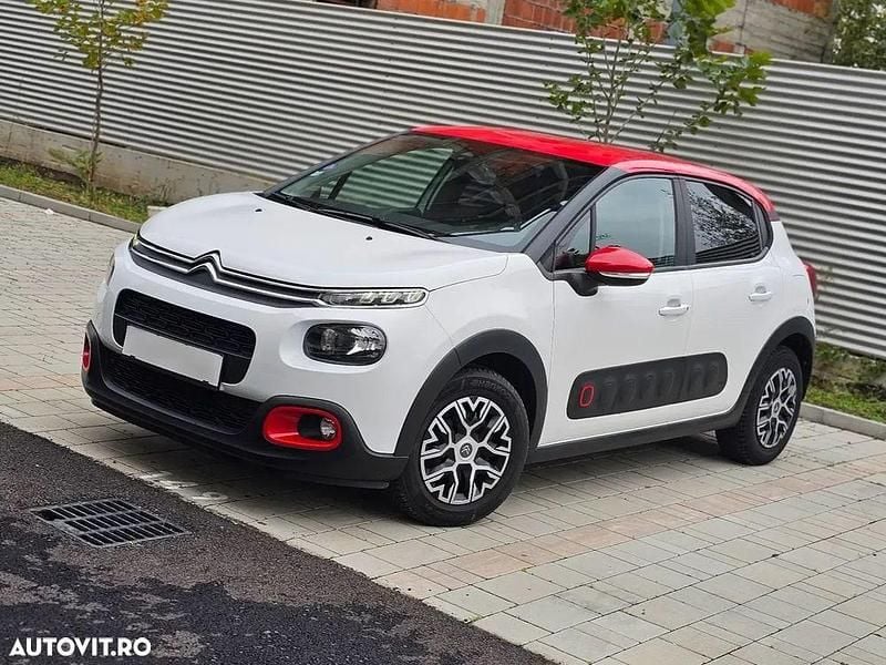 Culoarealb Utilizat 2018 Citroën C3 Feel Hatchback | 8.690 EUR (Preț OK) - Imagine 1/4