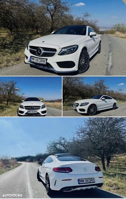 Second-hand Mercedes C250 204 CP (150 kW) 2017 Culoarealb Coupe