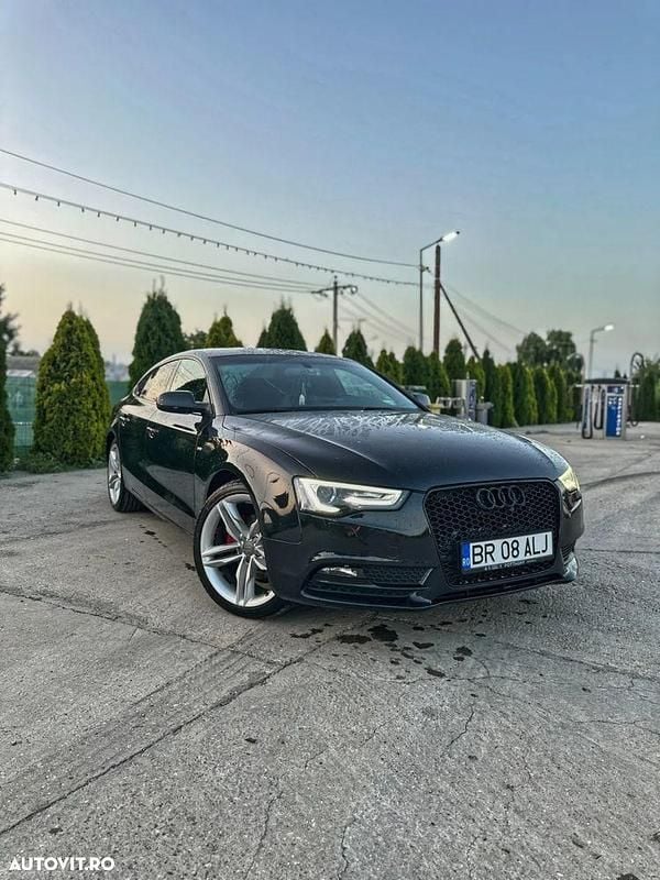 Negru Utilizat 2013 Audi A5 Sportback Hatchback | 11.299 EUR (Preț OK) - Imagine 1/4