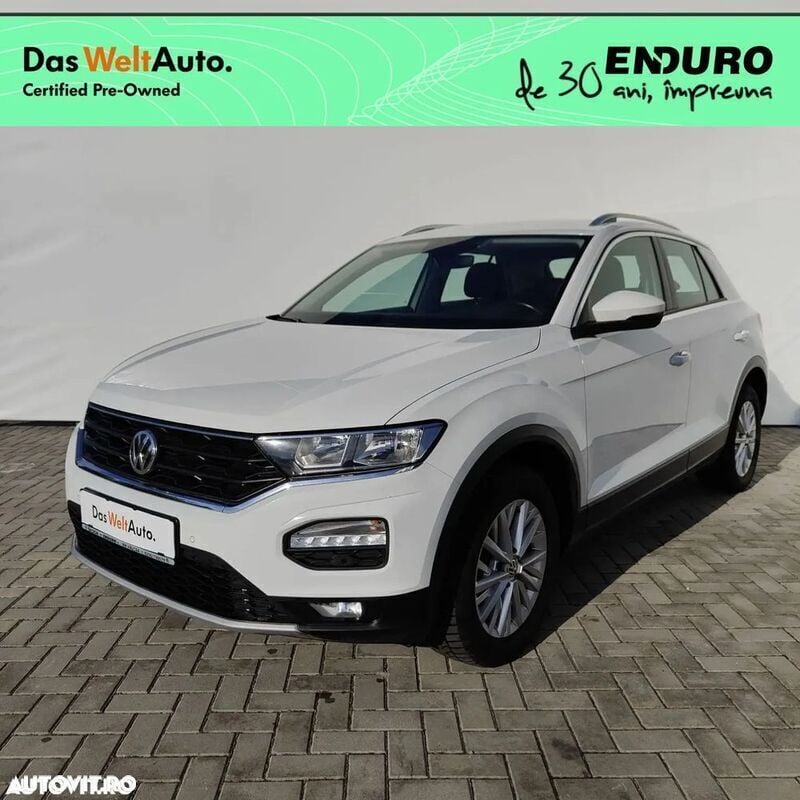 Alb Utilizat 2019 VW T-Roc Style SUV | 16.488 EUR (Preț OK) - Imagine 1/4