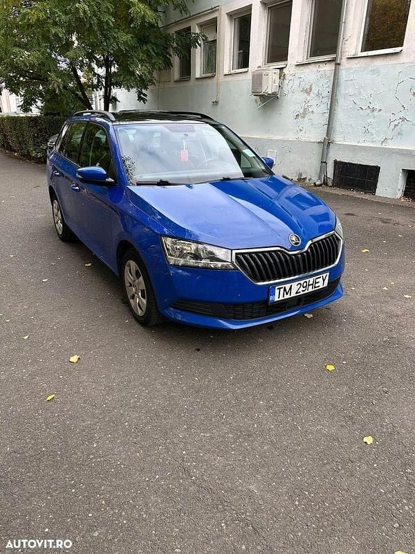 Culoarealbastru Utilizat 2019 Skoda Fabia Ambition Break | 7.800 EUR (Preț bun) - Imagine 1/4