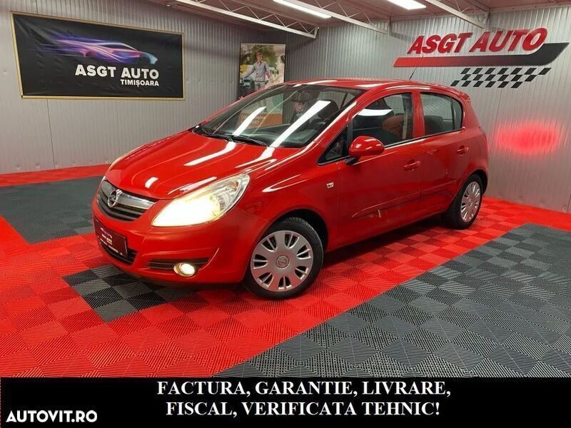 Rosu Second-hand 2008 Opel Corsa | 2.999 EUR (Preț OK) - Imagine 1/4