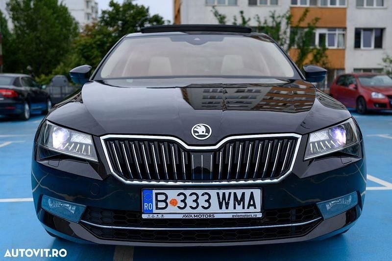 Culoarenegru Utilizat 2016 Skoda Superb LAURIN & KLEMENT Berlinǎ | 15.499 EUR (Super Preț) - Imagine 1/4
